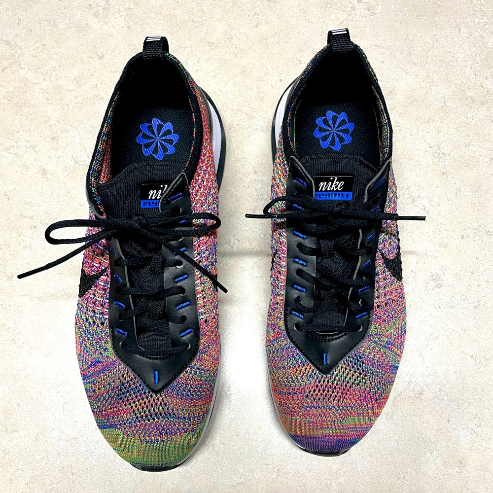 Nike Air Max Flyknit Racer Men's 9 Ghost Blast NEW